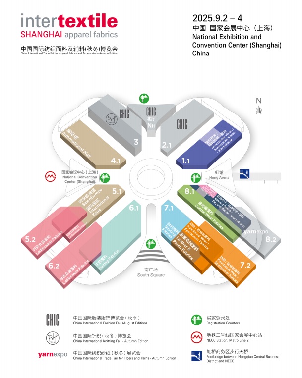 Intertextile Shanghai Apparel Fabrics-Autumn Edition on 2-4 September 2025